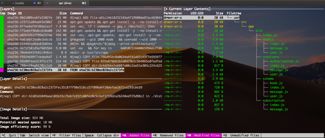 Skaffold for local kubernetes development